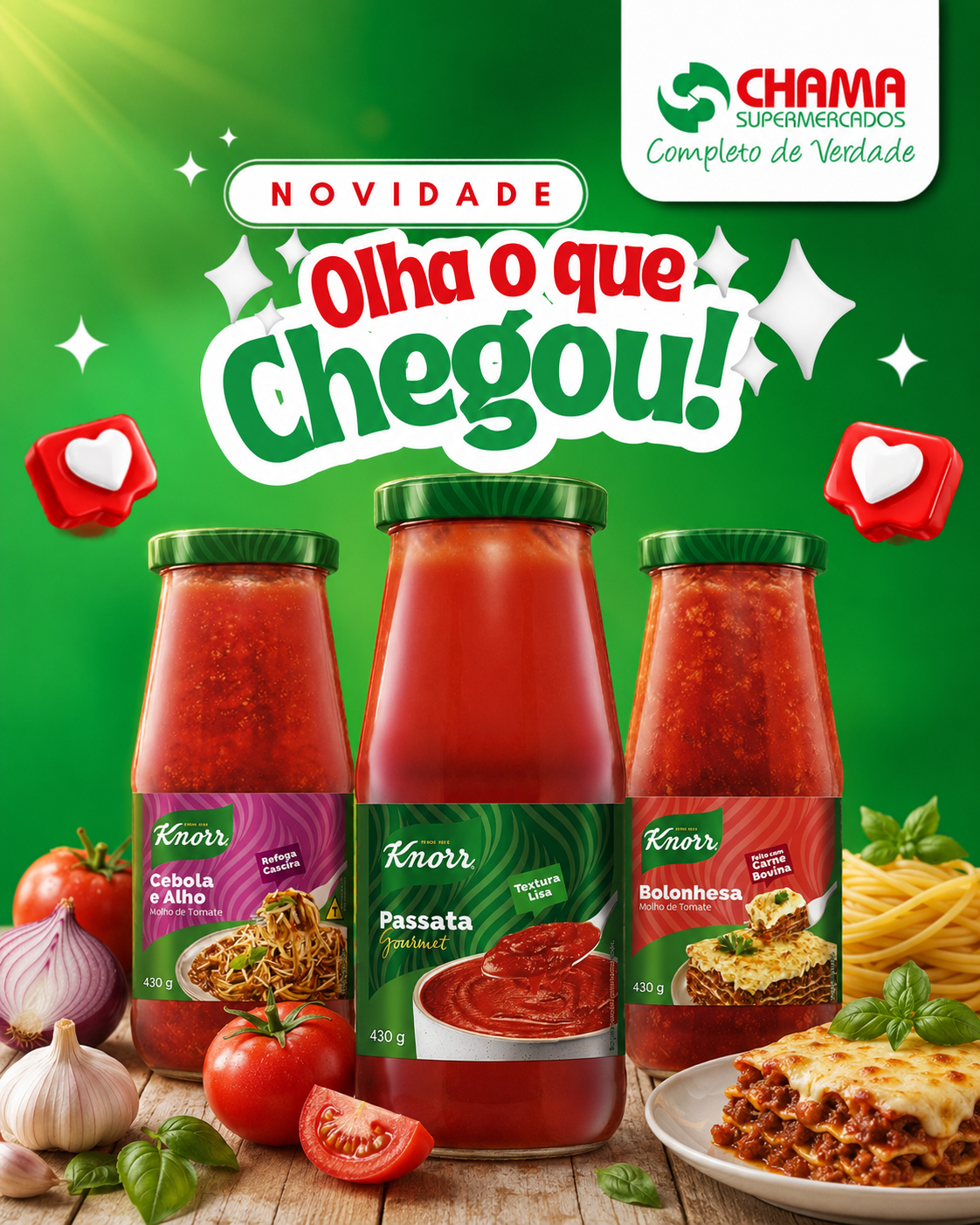 Campanha Knorr - Chama Supermercados